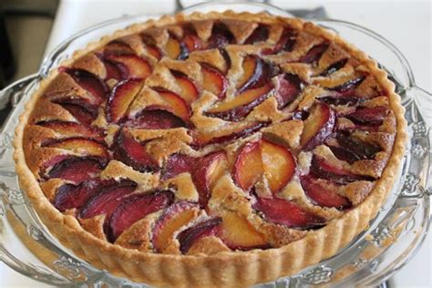 From A Writer S Kitchen Welcome Plums In A Tart Tarte Aux Mirabelles