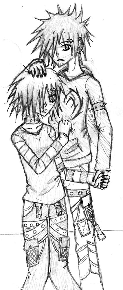 Anime couple coloring pages anime couples coloring pages in. Emo Boys Drawing at GetDrawings | Free download