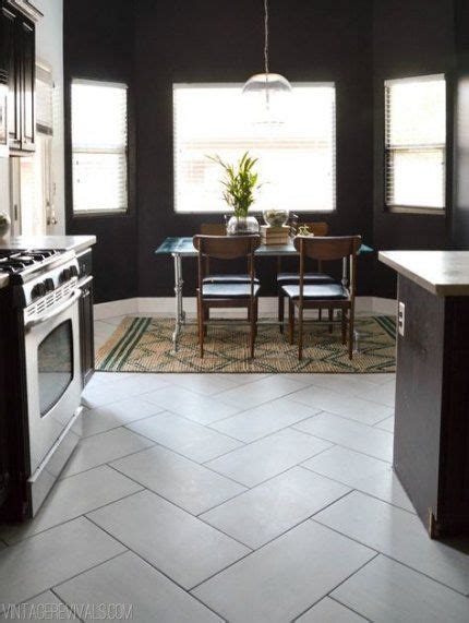 24 Super Ideas For Kitchen Tiles Floor Gray Herringbone Pattern