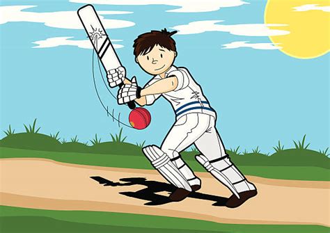 Cricket Cartoon Cartoon Funny Cricket Stock Vector Buruknya