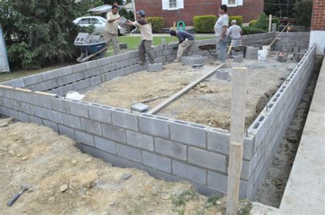 How To Build A Concrete Block Foundation One Project Closer
