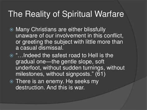 Spiritual Warfare Introductory Considerations