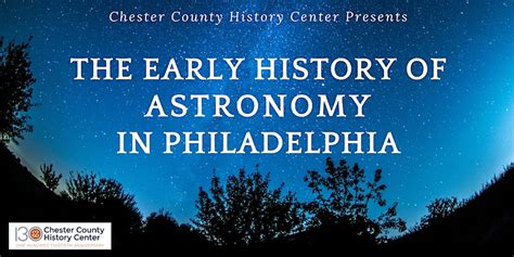 An Early History Of Astronomy In Philadelphia Downtown West Chester Pa