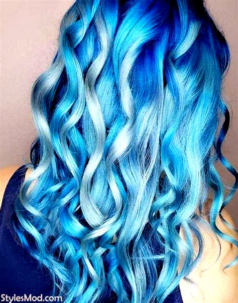 Gorgeous Ice Blonde Blue Hair Color Shade To Try In 2018 Find Here The