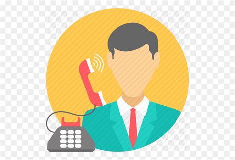 Download Customer Calling Icon Clipart Telephone Call Customer
