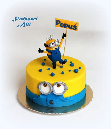 Minion Birthday Cake Decorated Cake By Alll Cakesdecor