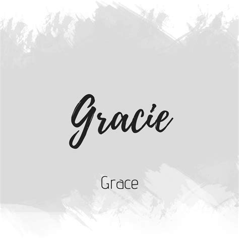 Gracie Names With Meaning Cute Names Names