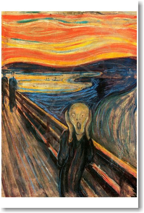 The Scream 1893 By Edvard Munch Penstring