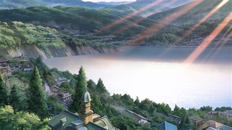 Image Lake Itomori At Sunrisepng Kimi No Na Wa Wiki Fandom