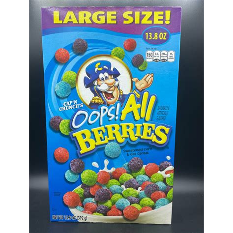 New Capn Captain Crunchs Oops All Berries 392g Usa Special Edit