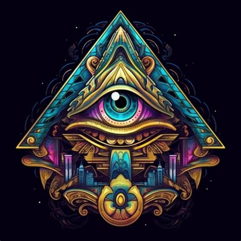 Premium Ai Image The Illuminati Secret Society Symbol Sign Of The Secret Society All Seeing Eye