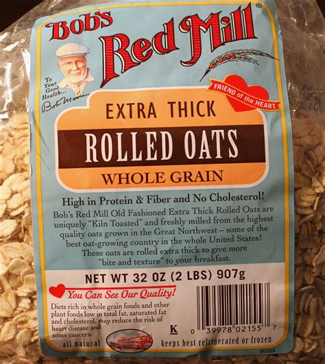 Bobs Red Mill Oats Inside Nanabreads Head What Is Healthy Food