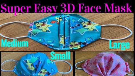 2 flattering your face shape. How To Make Breathable 3D Face Mask With Filter Pocket At ...