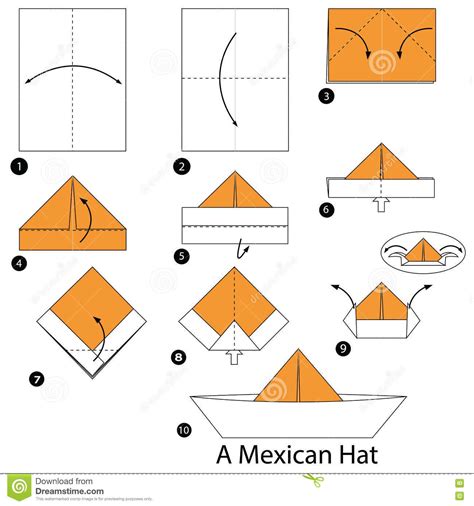 Step By Step Instructions How To Make Origami A Mexican ...