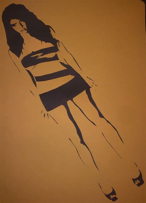 Hot Girl Stencil By Fuckinmako On Deviantart