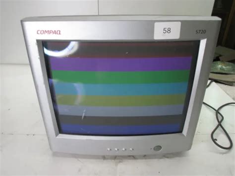 COMPAQ S720 CRT Monitor Vintage Retro Gaming Monitor CRT Tube