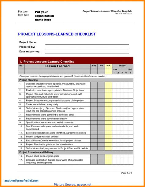 Prince2 Lessons Learned Report Template New 5 Lessons Le Pertaining To