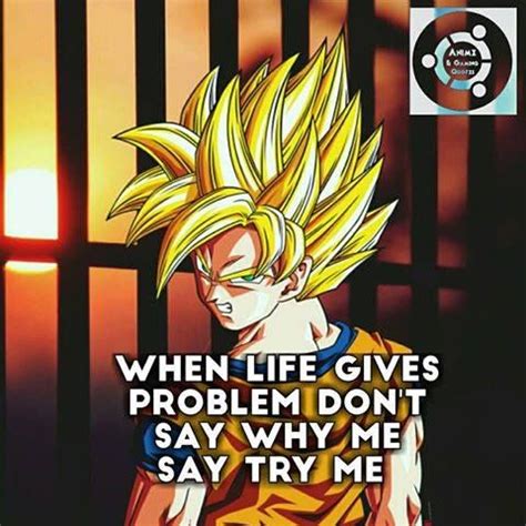 After dragon ball started doing well for itself, dragon ball z came into the picture. Geek quotes image by Goku on Figurines | Anime quotes ...