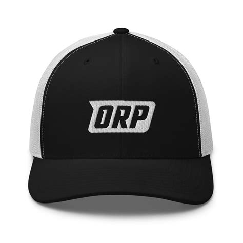 Orp Retro Trucker Hat Blackwhite Off Road Performance