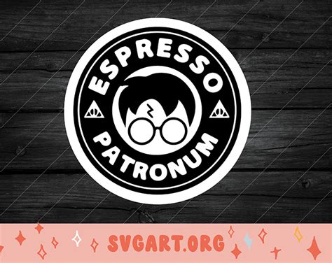 Harry Potter Starbucks Expresso Patronum SVG Free Harry Potter