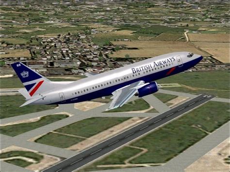 Fs2002 British Airways Landor Ffx Boeing 737 300 Flight Simulator