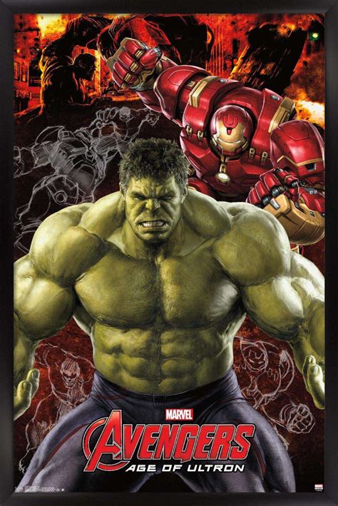 Marvel Cinematic Universe Avengers Age Of Ultron Hulk Wall Poster