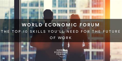 It's important to structure your career so that your job will be in demand in several years, not eliminated. Top 10 Soft Skills by World Economic Forum - Coorpacademy