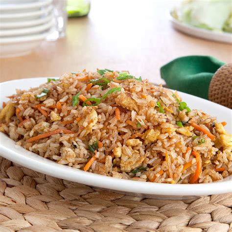 Chicken, egg, and vegetables added to the chicken fried rice make it a recipe with beneficial contents like proteins, fibers, and carbohydrates. Chicken Fried Rice Recipe How To Make Chicken Fried Rice Recipe Homemade Chicken Fried Rice Recipe