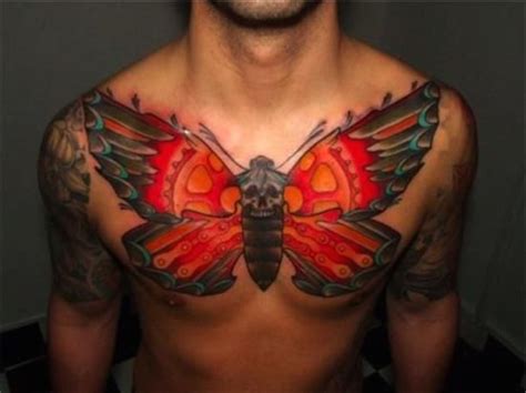170 Popular Chest Tattoos For Men And Women Nice Chest Tattoo Men Mens Butterfly Tattoo