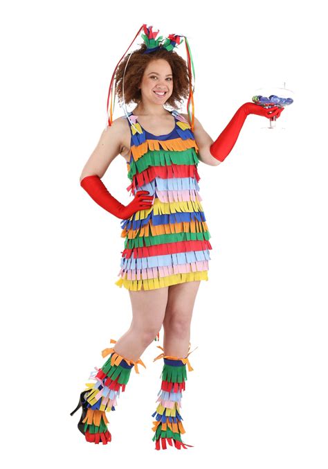 Piñata Costume Dress For Women Funny Holiday Costumes