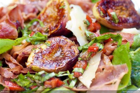 Grilled Figs Prosciutto And Arugula Salad Recipe