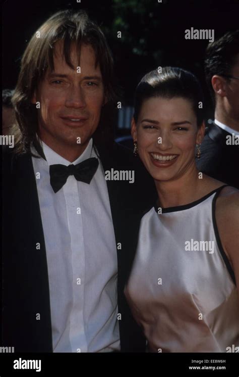 Kevin Sorbo With Wife Sam Jenkins At 50th Emmy Awards Shrine Auditorium Los Angeles 1998