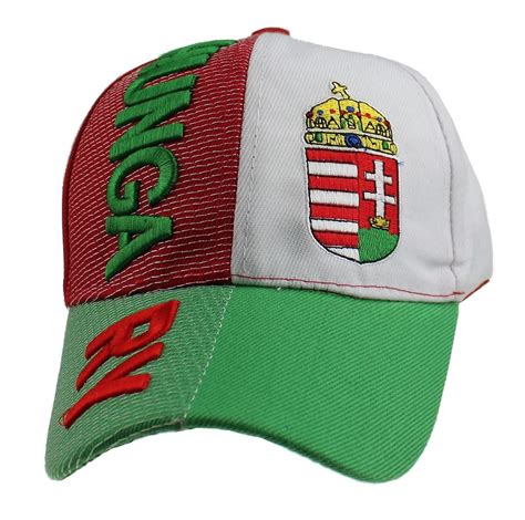 Ein gesetz von 1957 legte für die handelsflagge ein verhältnis von 2:3 fest. Basecap Ungarn mit Schriftzug, Flagge zeigen mit Flags4you ...