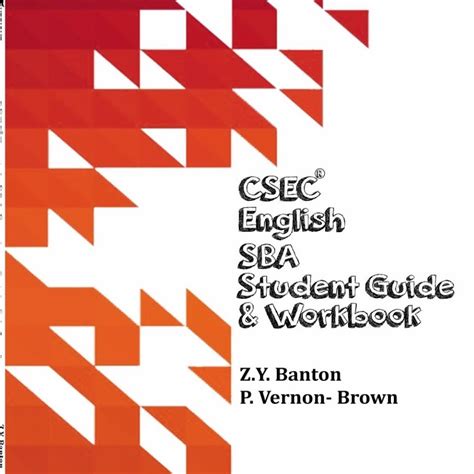 Csec English Sba Student Guide And Workbook Youtube