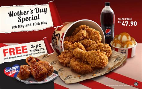 Kfc Mother S Day Special Promotion Free Drumette 9 May 2020 10 May 2020 Kfc Mothers Day