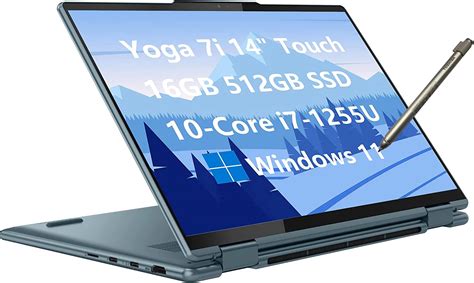 Lenovo Yoga 7i 14 I7 1255u · Xe Graphics G7 · 140″ 22k 2240 X