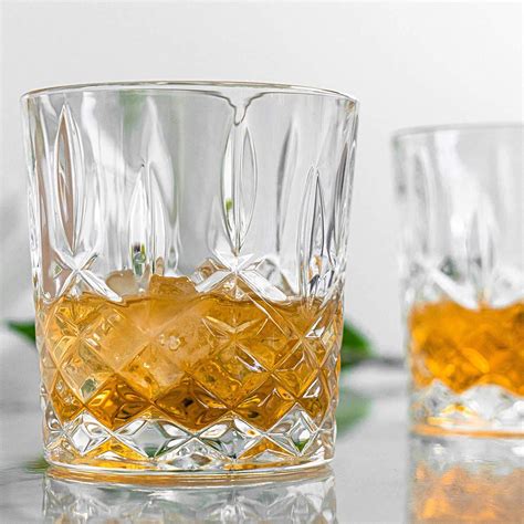 6x Whiskey Tumblers Set Rcr Crystal Cut Glass Glasses Dof Old Fashioned 340ml Ebay