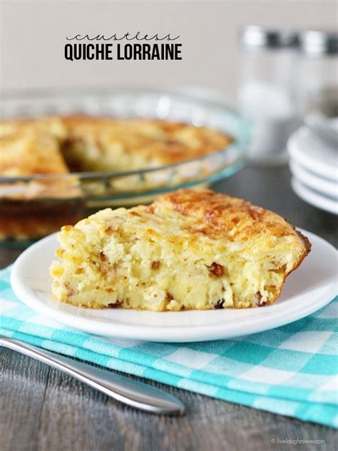 Impossibly Easy Crustless Quiche Lorraine Perfect Dish For Breakfast