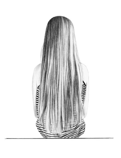 Der hindernislauf ist ein großartiger ort für ein schönes mädchen foto. Schwarz Weiß Illustration: Bleistift-Zeichnung "Mädchen", gedruckt auf Photokarton / artprint of ...