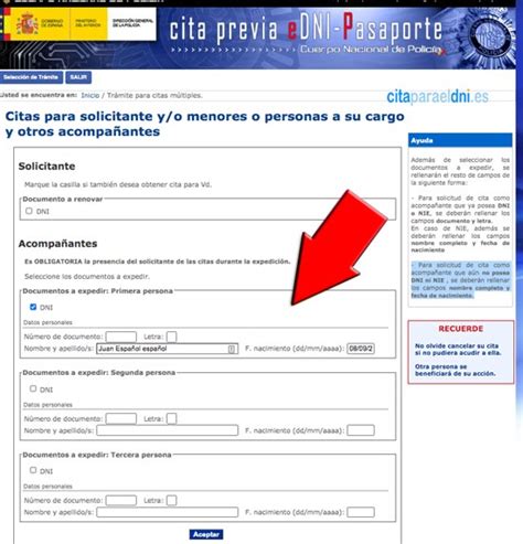 Cita para solicitar el DNI por primera vez - Cita para el DNI