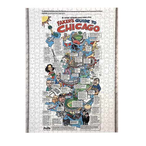 Fakers Guide To Chicago Jigsaw Puzzle Shop The Chicago Tribune