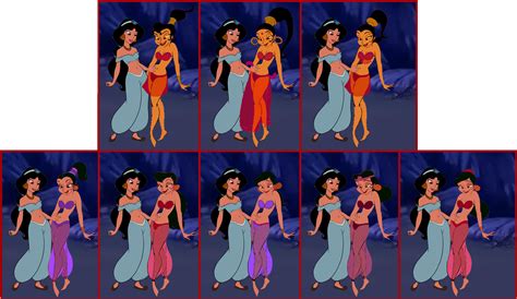 Walt Disney Fan Art Princess Jasmine With The Belly Dancers Walt
