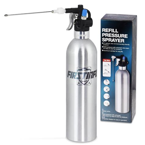 Firstinfo Aerosol Refillable Spray Can Aluminum Pneumatic Manual