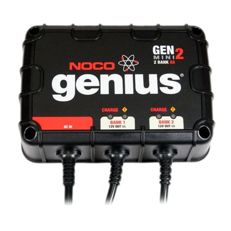 Genm2 Noco Genius 12v 24v 8 Amp Marine On Board Battery Charger Gen 2