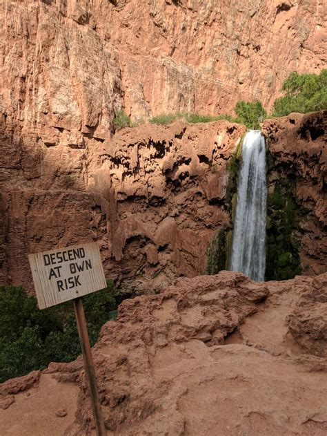 Took This Photo Of Mooney Falls In Havasupai Falls Supai Arizona It