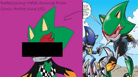 Redesigning Metal Scourge From Sonic Archie Issue 192 Youtube