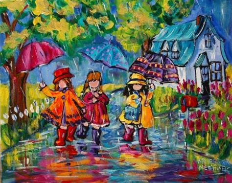 Canada S Largest Gallery Of Art Koyman Galleries Naive Art Rain