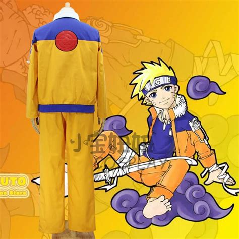 Costume Naruto Uzumaki Cosplay Jackets Suits Free