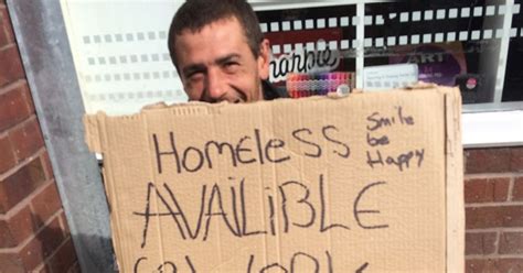 Homeless Man Speaks Out After Desperate Plea To Find Work Goes Viral