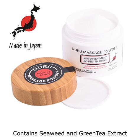 Eroticgel Nuru Massage Powder With Seaweed And Green Te